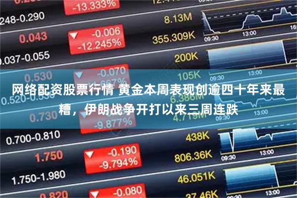 网络配资股票行情 黄金本周表现创逾四十年来最糟，伊朗战争开打以来三周连跌